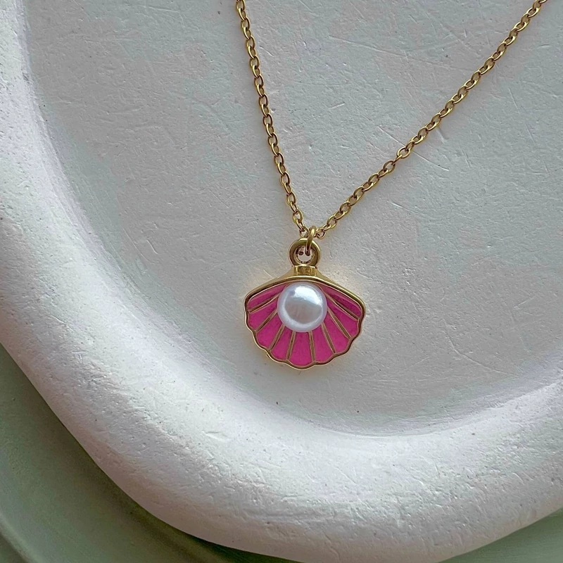 گردنبند فانتزی (صدفی)