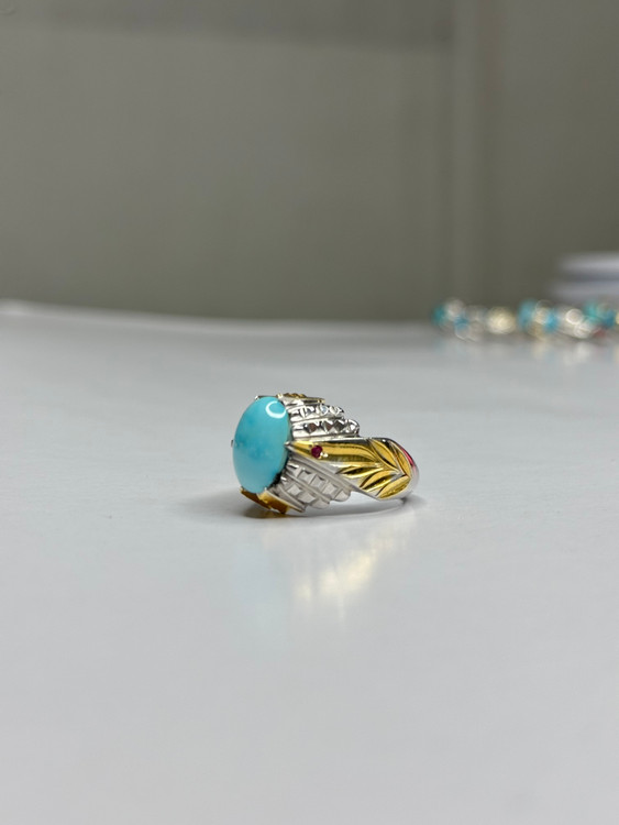 زیباترین انگشتر دست ساز مردانه