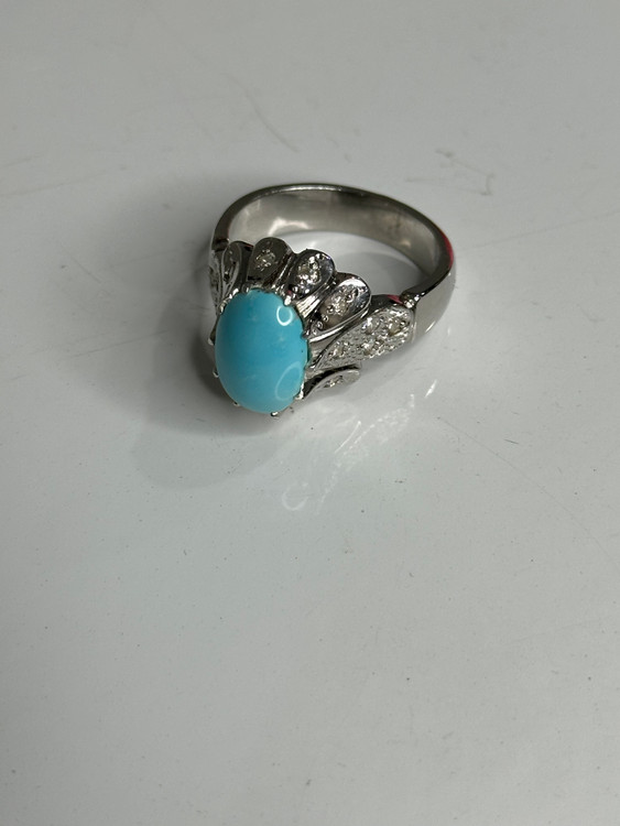 انگشتر نقره دستساز مخراج کاری