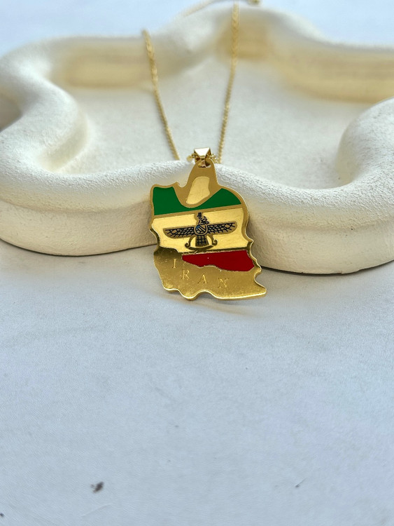 گردنبند پرچم و نقشه ایران