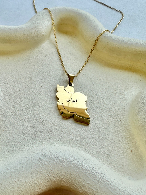 عکس گردنبند نقشه ایران