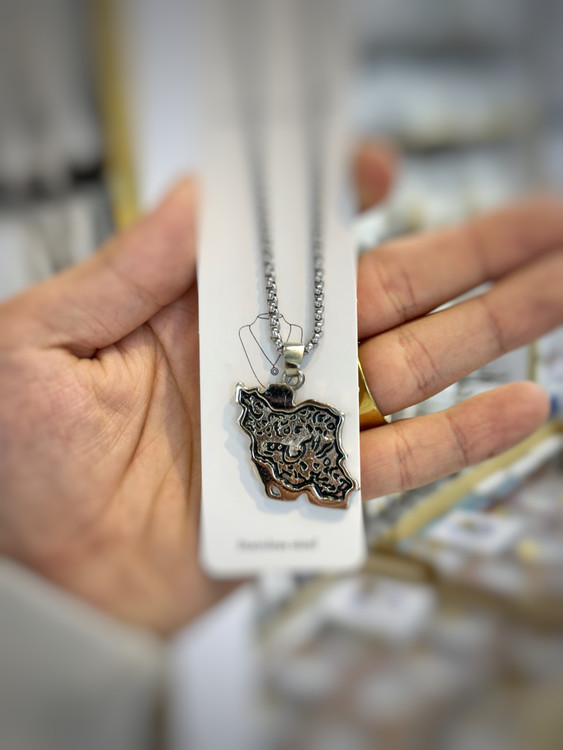 گردنبند نقشه ایران برای