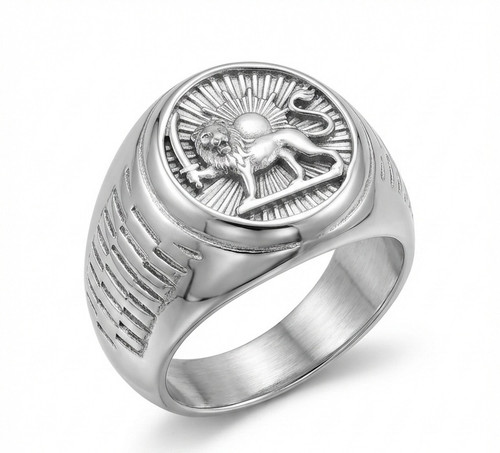 انگشتر مردانه شیر و خورشید