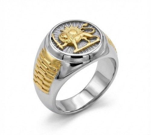 انگشتر مردانه شیر و خورشید