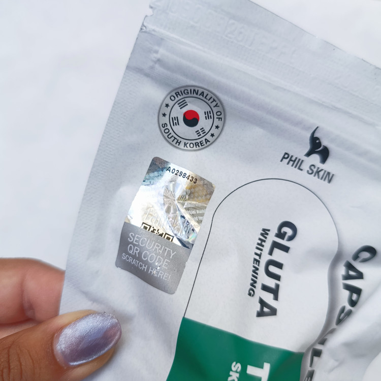 لیبل صابون گلوتا