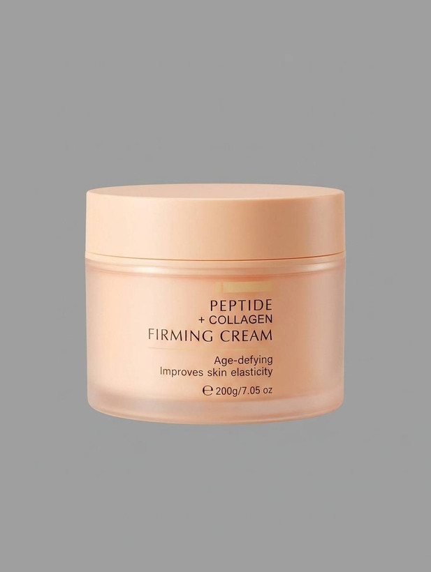 نمای روبروی کرم Estelin Firming Cream با نوشته Peptide + Collagen