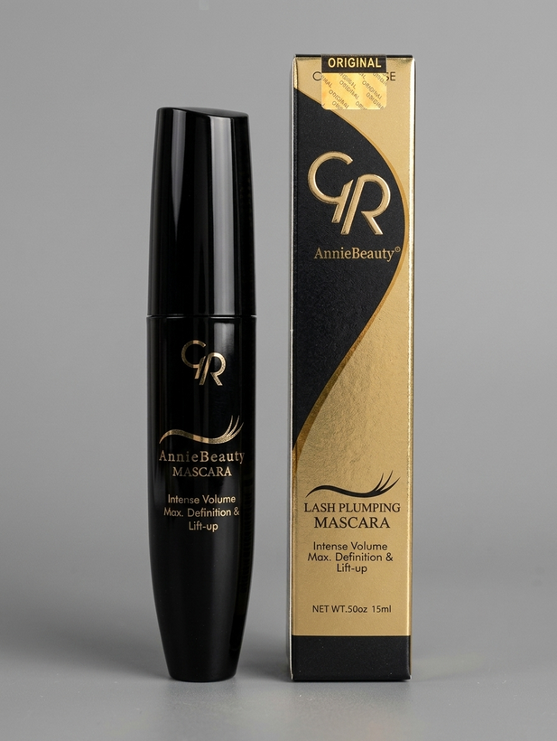ریمل حجمدهنده گلدن رز مدل Lash Plumping با بستهبندی مشکی و طلایی