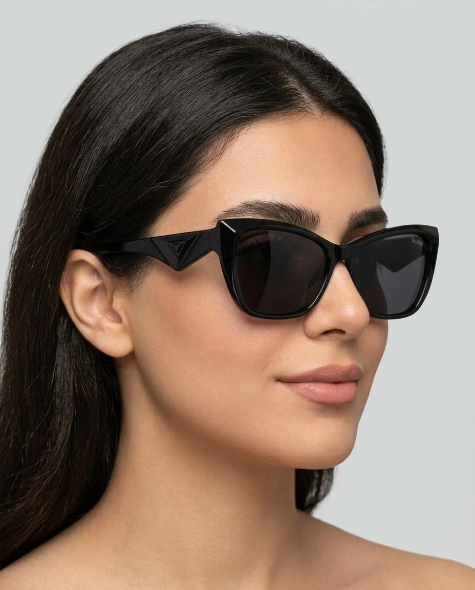خرید عینک زنانه UV400 | فریم کائوچو - تصویر 3