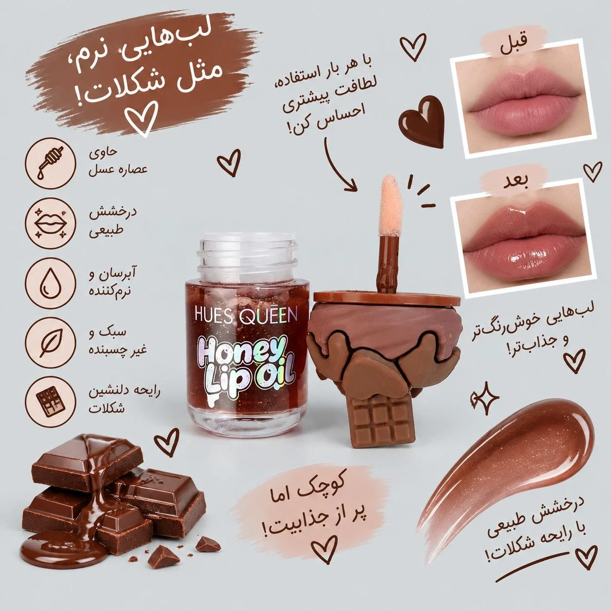 خرید لیپ گلاس بستنی طرح ادکلن یام یام - تصویر 5